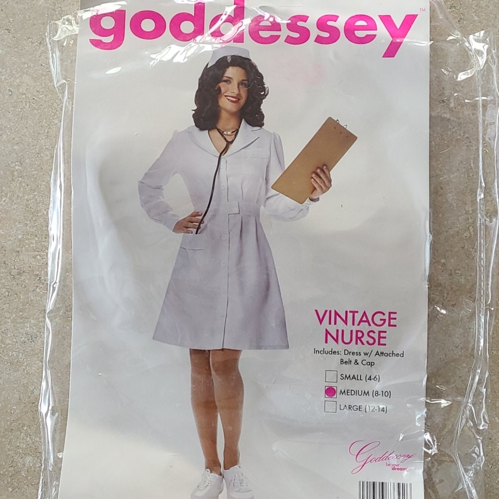 Women's vintage nurse costum